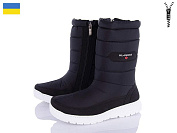 Дутики Kindzer Kluchkovskiy M5-2 чорний от магазина Frison