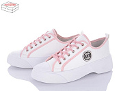 Кроссовки Viktoria MB15-4 white-pink от магазина Frison