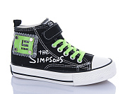 Кеды Comfort-Baby 91411-1 чор-зелений (31-37) от магазина Frison