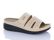 Шлепанцы Sali One 108-1 бежевий от магазина Frison