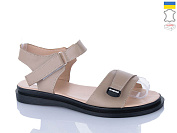 Босоножки Sali 702 капучино чор-п. от магазина Frison