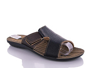 Шлепанцы Malibu 5321 black-brown от магазина Frison