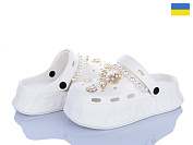 Кроксы Golden Lion 156-2 білий от магазина Frison