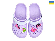 Кроксы Rai Shoes 009 бузковий от магазина Frison