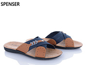 Шлепанцы Spencer 3666 синій от магазина Frison