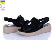 Босоножки A.N.I.One 4077-25K чорний замш от магазина Frison