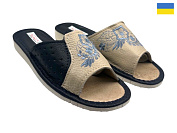 Тапочки Rai Shoes Капці 7 син-бежевий от магазина Frison
