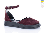 Туфли Sali 2225 бордовий з чор-п. от магазина Frison