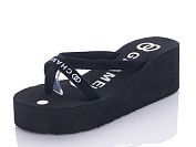 Шлепанцы Miss Ilonna Шлепки N69 черный от магазина Frison