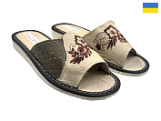 Тапочки Rai Shoes Капці 7 хакі-бежевий от магазина Frison