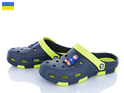 Кроксы Inblu F402 т.синій-салатовий от магазина Frison