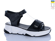 Босоножки Sali 701-27 чорний к біл-п. от магазина Frison