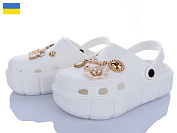 Кроксы Golden Lion 152-2-8 білий от магазина Frison