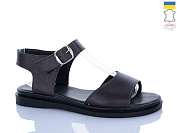 Босоножки Garti 005 коричневий шк. от магазина Frison