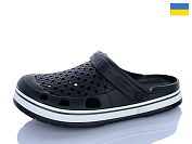 Кроксы M&L Alex13 B51 чорний от магазина Frison