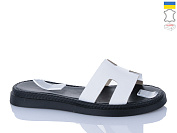 Шлепанцы Sali 501-1 білий чор-п. от магазина Frison