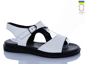 Босоножки Sali 60 білий чор-п. от магазина Frison