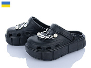 Кроксы Golden Lion 152-2-2 чорний от магазина Frison