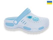 Кроксы Успіх CD48 білий-бірюза от магазина Frison