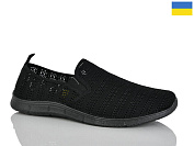 Слипоны Demur 6929 чорний от магазина Frison