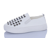 Слипоны Jibukang A02-729 white от магазина Frison