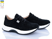 Кроссовки A.N.I.One 50643 чорний замш от магазина Frison