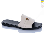 Шлепанцы Sali 115-9 бежевий к чор-п. от магазина Frison