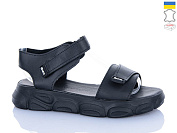 Босоножки Garti 02 чорний шк. от магазина Frison