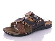 Шлепанцы Demur MKN6842 brown-camel от магазина Frison