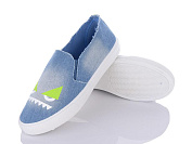 Слипоны Violeta 46-35 l.blue от магазина Frison