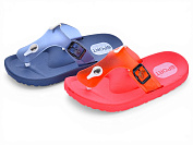 Шлепанцы Jibukang 01-2467 pink-blue mix от магазина Frison