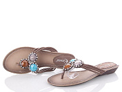 Шлепанцы Tama DT016 brown от магазина Frison