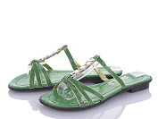Шлепанцы No Brand 122-4 green от магазина Frison