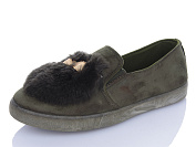 Слипоны Взуття+ 4177-3 army от магазина Frison