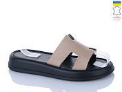 Шлепанцы Sali 506 капучино чор-п. от магазина Frison