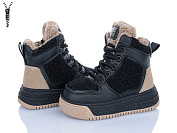 Ботинки Clibee TB23 black-khaki от магазина Frison