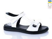 Босоножки Sali 95 білий чор-п.батал от магазина Frison