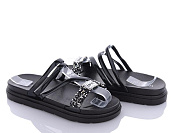 Шлепанцы Lion D18 black от магазина Frison