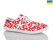 Слипоны Demur 6513 червоний от магазина Frison