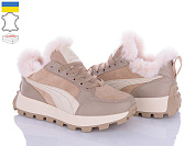 Кроссовки Cross-Shop 23-04W беж-молоч-бежевий от магазина Frison