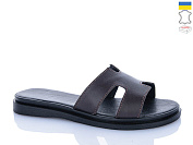 Шлепанцы Garti 012 коричневий шк. от магазина Frison