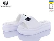 Шлепанцы Alex Bens 10570-06 білий от магазина Frison