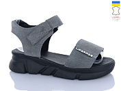 Босоножки Sali 1706-1 сірий з чор-п. от магазина Frison