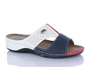 Шлепанцы Sali One 411 син-білий от магазина Frison