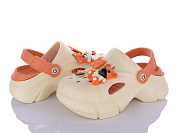 Кроксы Shev Shoes QN1833B beige от магазина Frison