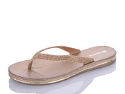 Шлепанцы Jymnk 1429-1 gold от магазина Frison