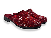 Тапочки Rai Shoes 56425401 бордовий от магазина Frison