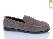 Туфли Sali 12 сірий з чор-п. от магазина Frison