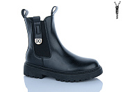 Ботинки Super Gear 0025-021 black от магазина Frison