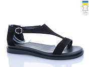 Босоножки Garti 003 чорний замш от магазина Frison